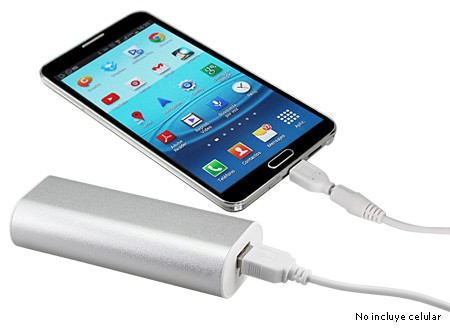 Power Bank Metálico TE699 - foto 1 artesfera.cl